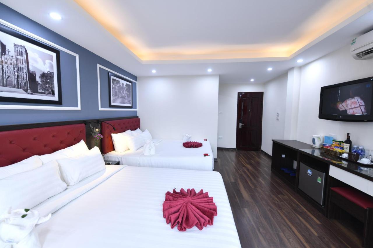 Hanoi Elpis Grand Hotel Bagian luar foto