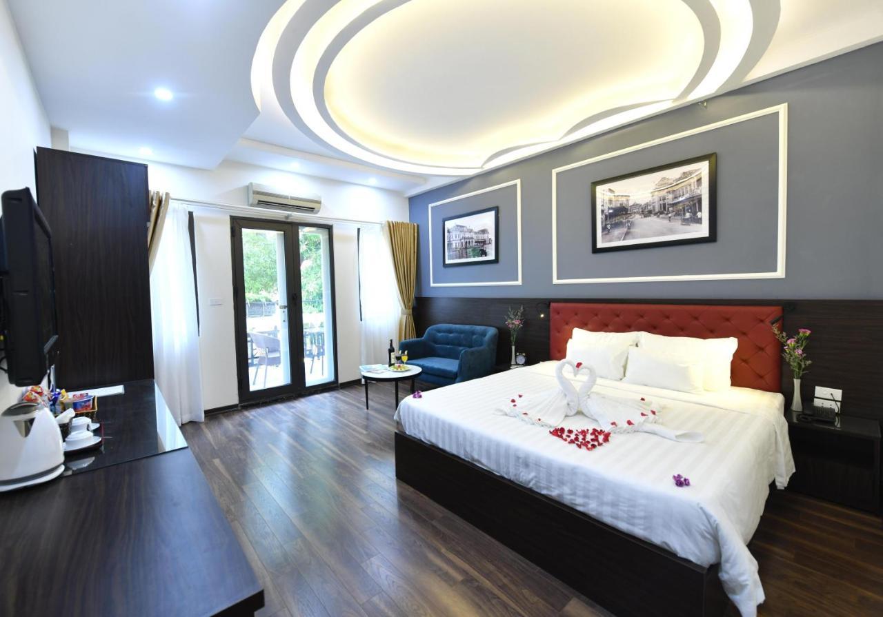 Hanoi Elpis Grand Hotel Bagian luar foto