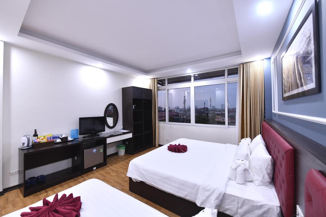 Hanoi Elpis Grand Hotel Bagian luar foto