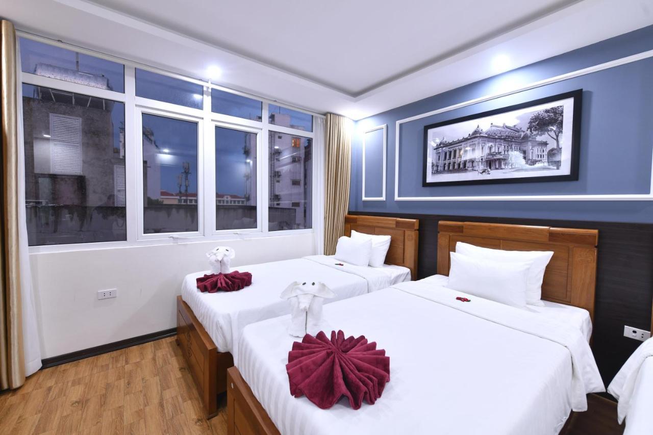 Hanoi Elpis Grand Hotel Bagian luar foto