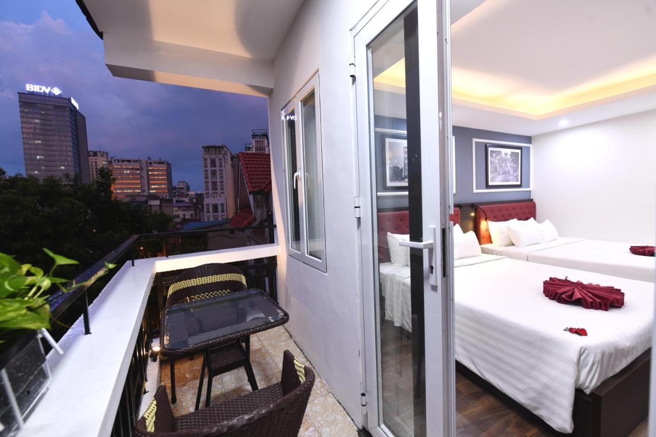 Hanoi Elpis Grand Hotel Bagian luar foto